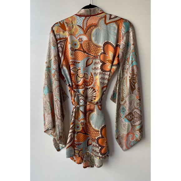 Lolita Jaca St. Barth Silk Kimono Top Cover Up - Picture 3 of 5